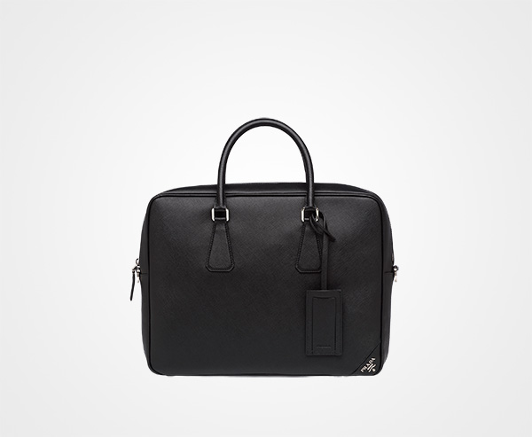 プラダ バッグ スーパーコピー leather briefcase 2VE891_9Z2_F0002_V_OOA