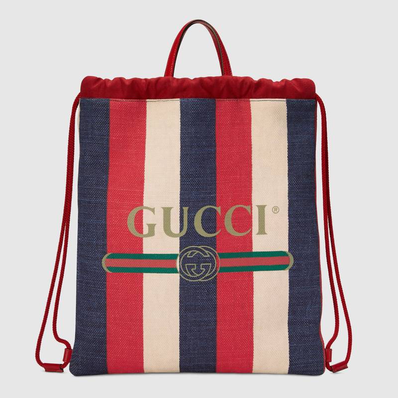 グッチ バッグ スーパーコピー GUCCI プリント ミディアム ドローストリング バックパック 473872 9SBAT 9089